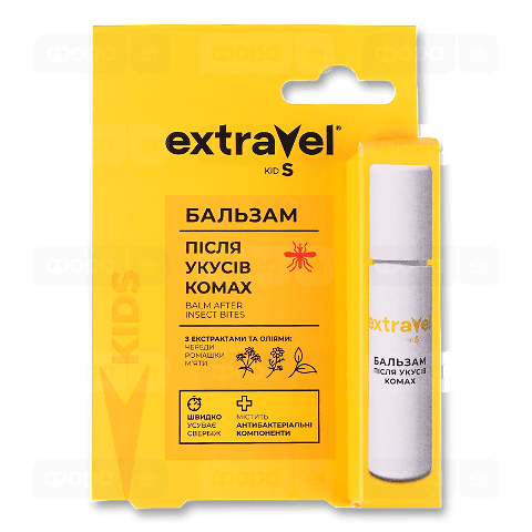 Бальзам після укусів комах Extravel Kids