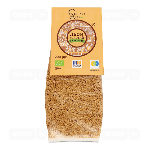 Насіння льону Galeks Agro золотий органічний