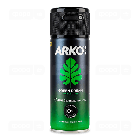 Дезодорант-спрей Arko Men Green Dream