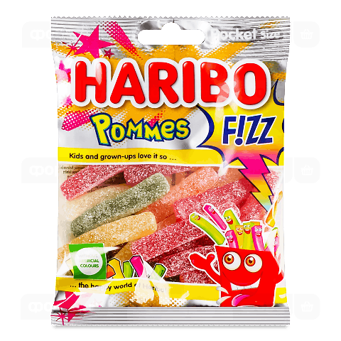 Цукерки Haribo Кисла картопля фрі желейні