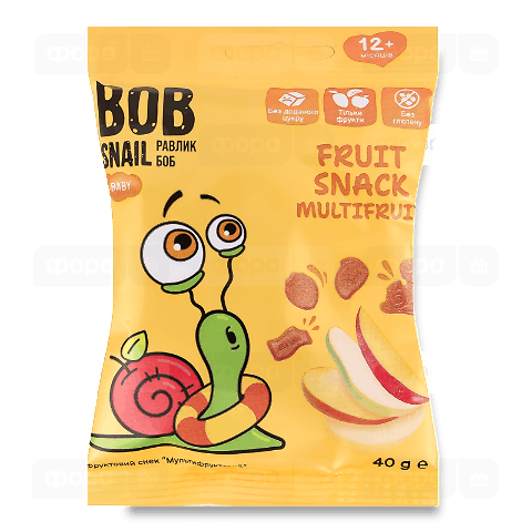 Снек Bob Snail мультифруктовий