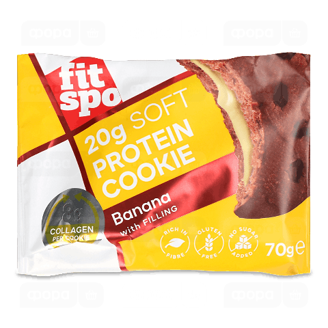 Печиво FitSpo протеїнове зі смаком банану