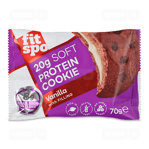 Печиво FitSpo протеїнове зі смаком ванілі