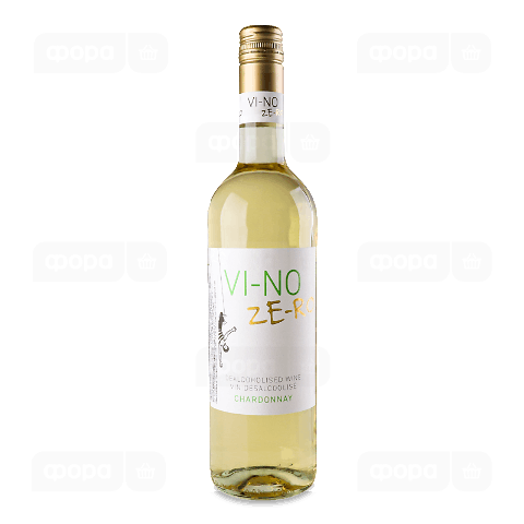 Вино Vi-No Ze-Ro Chardonnay б/алк біле сухе