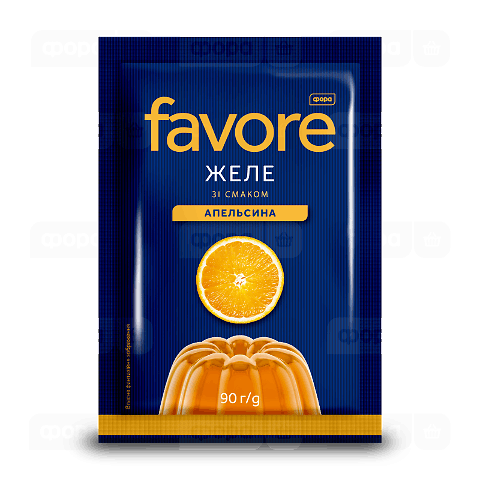 Желе Favore зі смаком апельсина