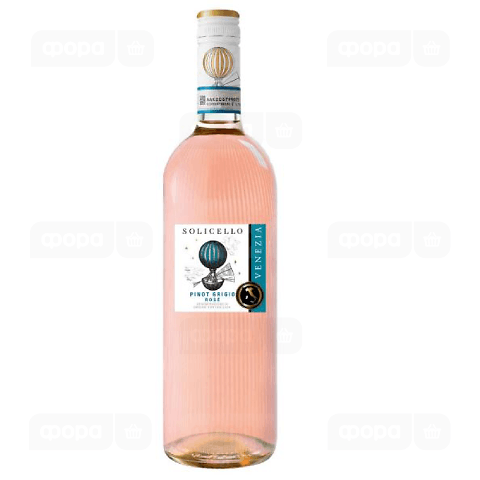 Вино Solicello Pinot Grigio Rose DOC рожеве сухе