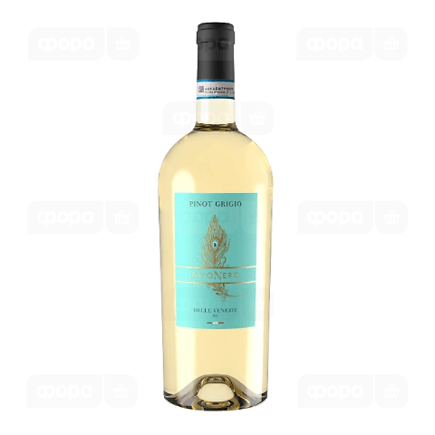 Вино PavoNero Pinot Grigio DOC біле сухе