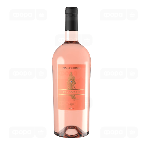Вино PavoNero Pinot Grigio DOC рожеве сухе