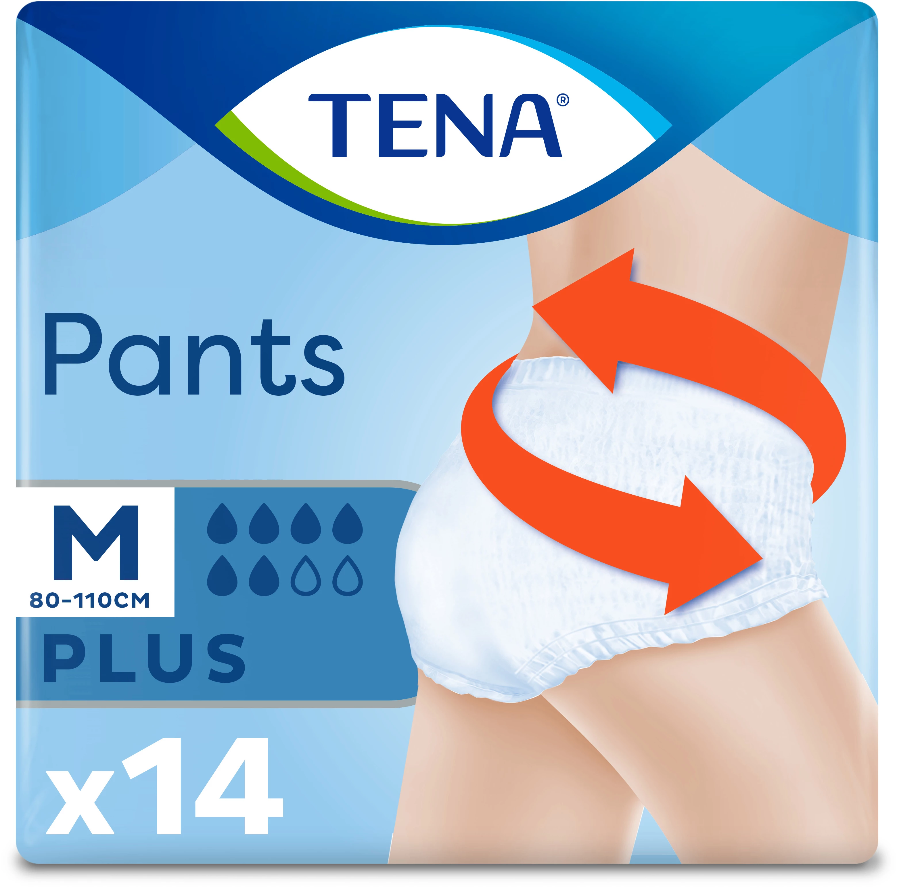 Урологічні труси-підгузки для дорослих Tena Pants Plus M 14 шт (73225417733465)