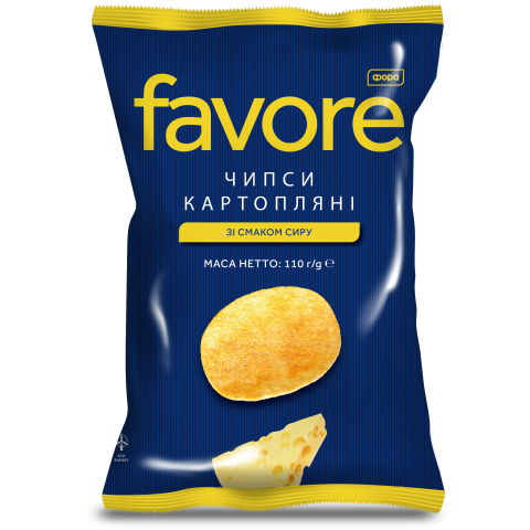 Чипси Favore зі смаком сиру