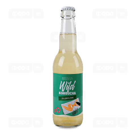 Напій Wild Kombucha Зелений чай, скло