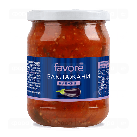 Баклажани Favore в аджиці