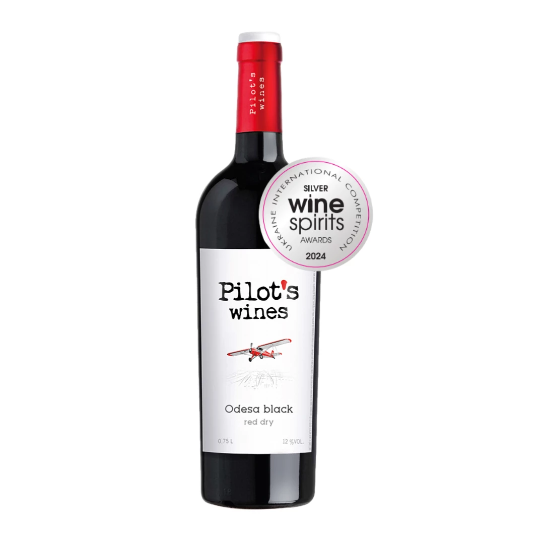 Вино Pilot’s wines Odesa black червоне сухе 12% 0.75 л (4820188112366)