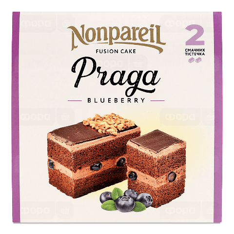 Тістечко Nonpareil Praga Blueberry