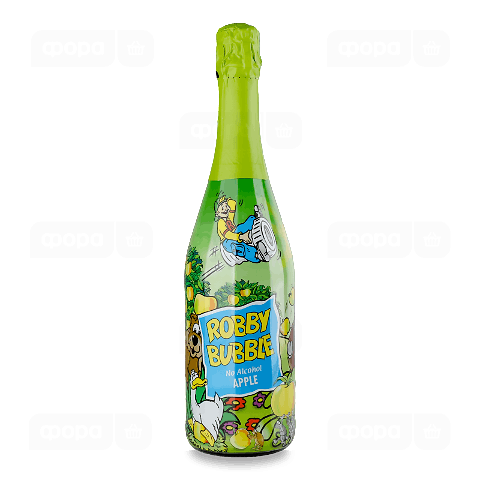 Шампанське дитяче Robby Bubble Яблуко із соком