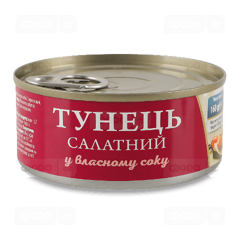 Тунець Fish Line Салатний у власному соку