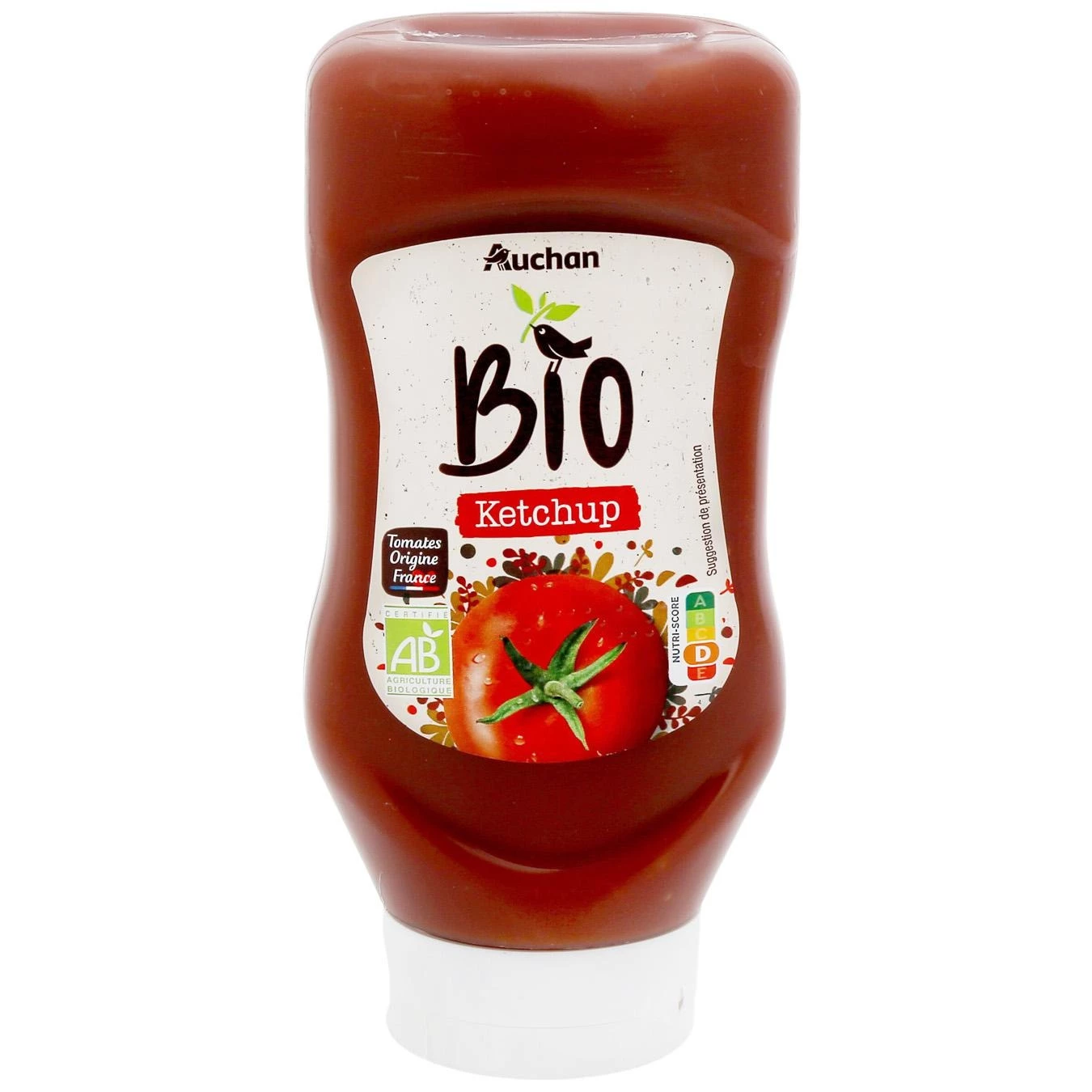 Кетчуп Auchan Bio органічний 560 г (3596710490318)