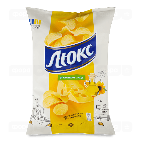 Чипси Люкс зі смаком сиру