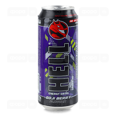 Напій енергетичний Hell Goji berry безалкогольний газований з/б