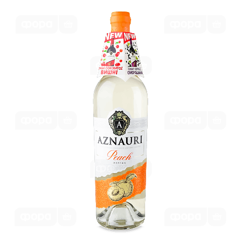 Напій винний Aznauri Peach білий напівсолодкий