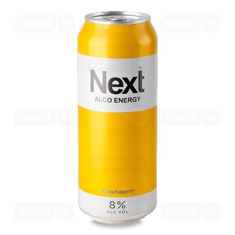 Напій енергетичний Next Мультифрут слабоалкогольний з/б