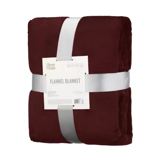 Плед Ardesto Flannel бордовий 200х220 см (ART0222SB)