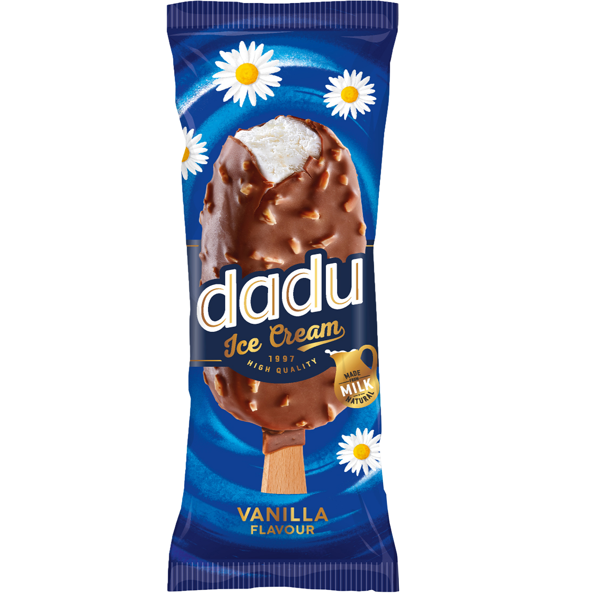Морозиво Dadu ванільне з мигдалем