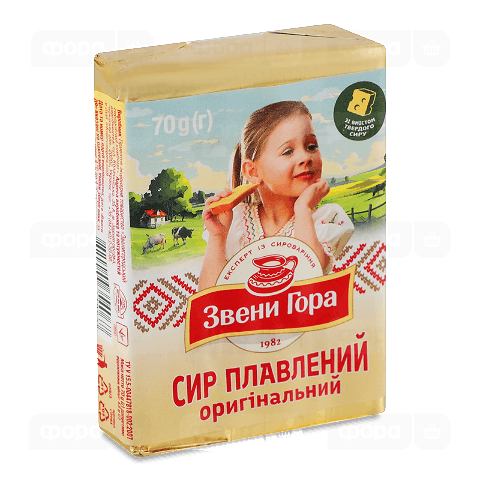 Сир плавлений Звени Гора Оригінальний 36%