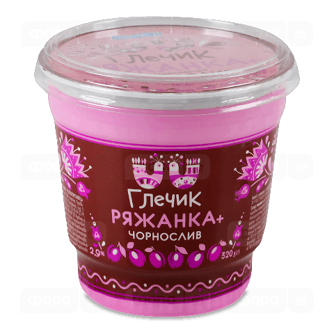 Напій Глечик Ряжанка+ чорнослив 2,9% ст