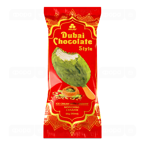 Морозиво Rud Dubai chocolate style з кадаїф