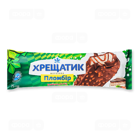 Морозиво Хрещатик Київський пломбір лісовий горіх