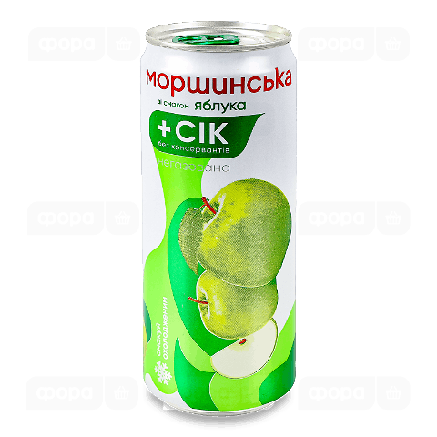 Напій соковмісний Моршинська зі смаком яблука з/б