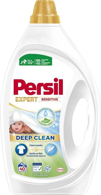 Гель для прання Persil Expert Sensitive Deep Clean 40 циклів прання 1.8 л