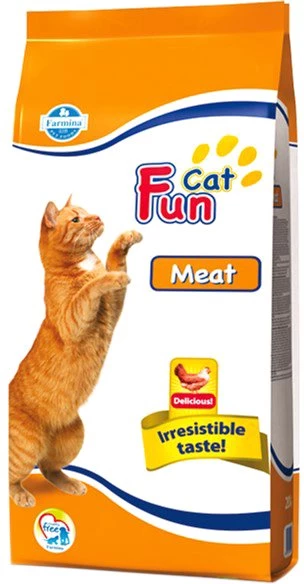 Сухий корм для дорослих кішок 20 кг. Farmina Fun Cat Meatорослих з куркою
