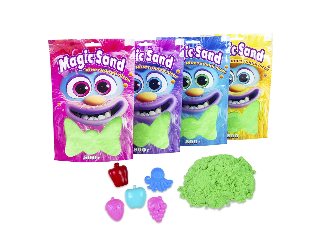Кінетичний пісок Strateg Magic sand 39403-2 зелений (938402)