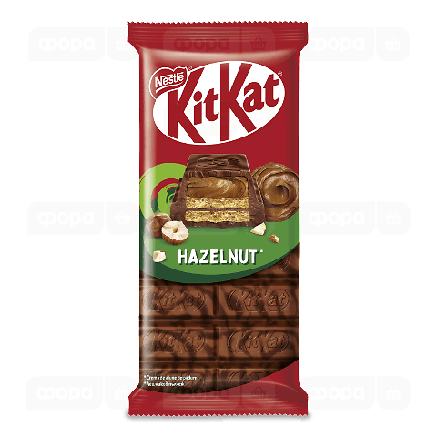 Шоколад Kit Kat Hazelnut молочний та чорний