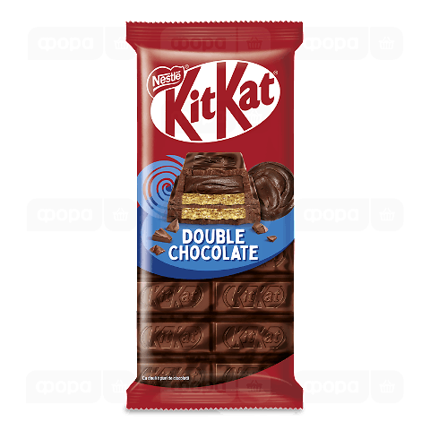 Шоколад Kit Kat Double chocolate молочний та чорний