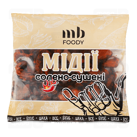 Мідії MB Foody солено-сушені