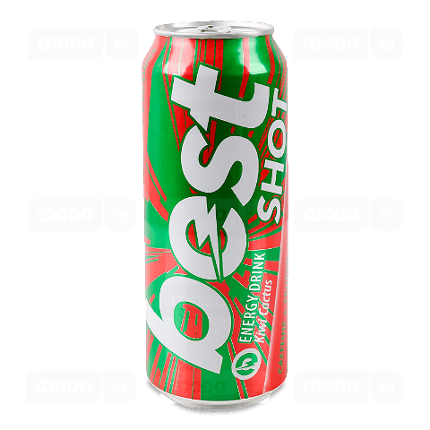 Напій енергетичний Best Shot Kiwi Cactus безалкогольний з/б