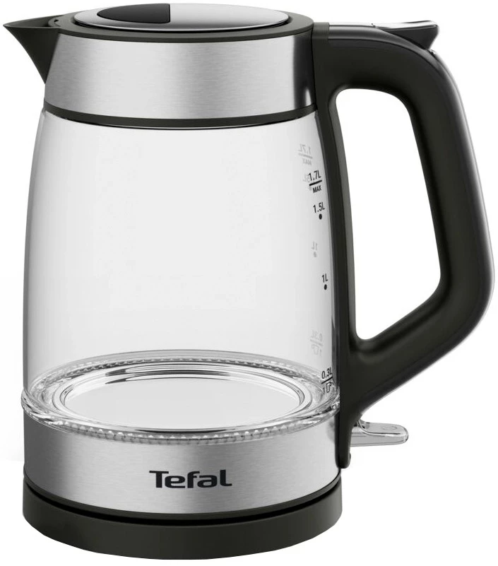 Електрочайник Tefal Glass Kettle KI605830 (3045387293529)