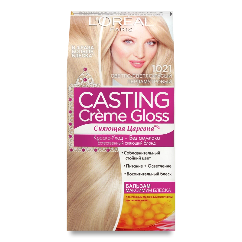 Фарба для волосся L'oreal Casting Creme Gloss тон 1021