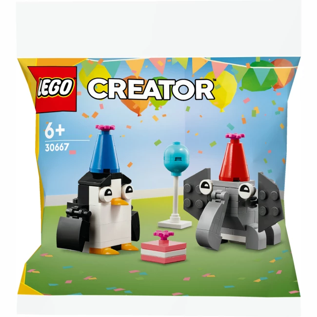 Конструктор LEGO Creator Вечірка тваринок до дня народження 72 деталі (30667)