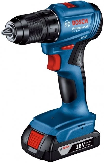 Шуруповерт-дриль Bosch GSR 185-LI 2х2.0 Ah ЗУ GAL 18V-20 кейс 0.601.9K3.000