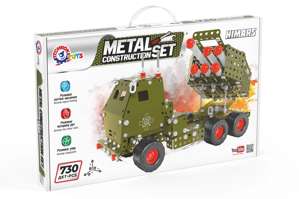 Конструктор металевий Technok Himars 730 деталей (4823037608355)
