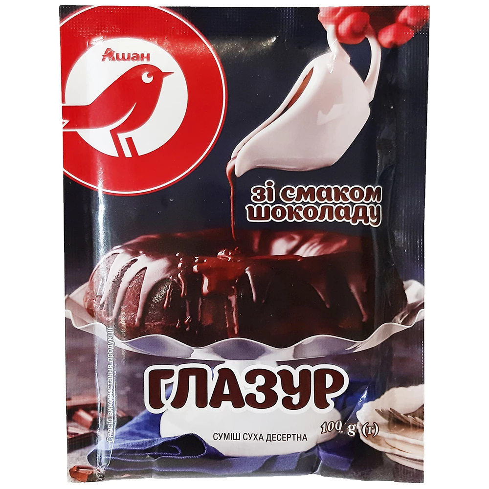 Глазур шоколадна Auchan, 100 г