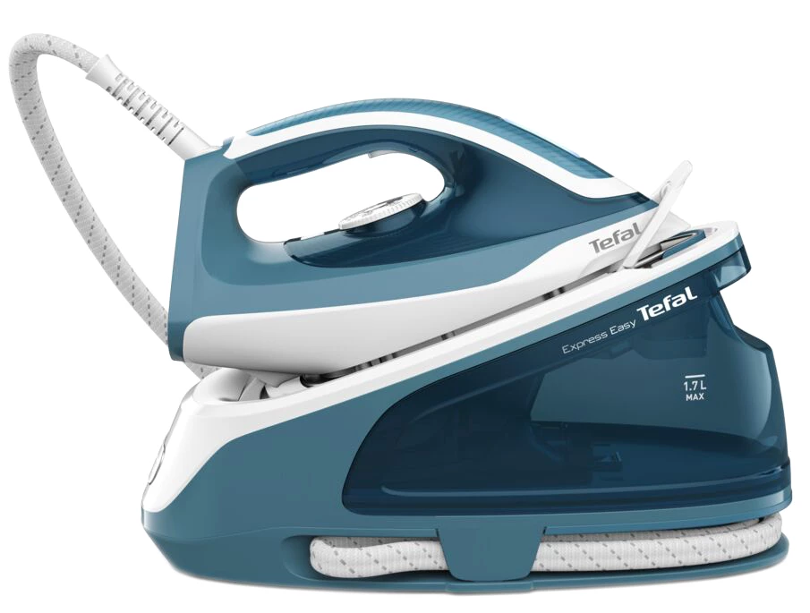 Праска з парогенератором Tefal Express Easy SV6131E0 бірюзовий з білим, 2200 Вт, 1.7 л (3121040079072)
