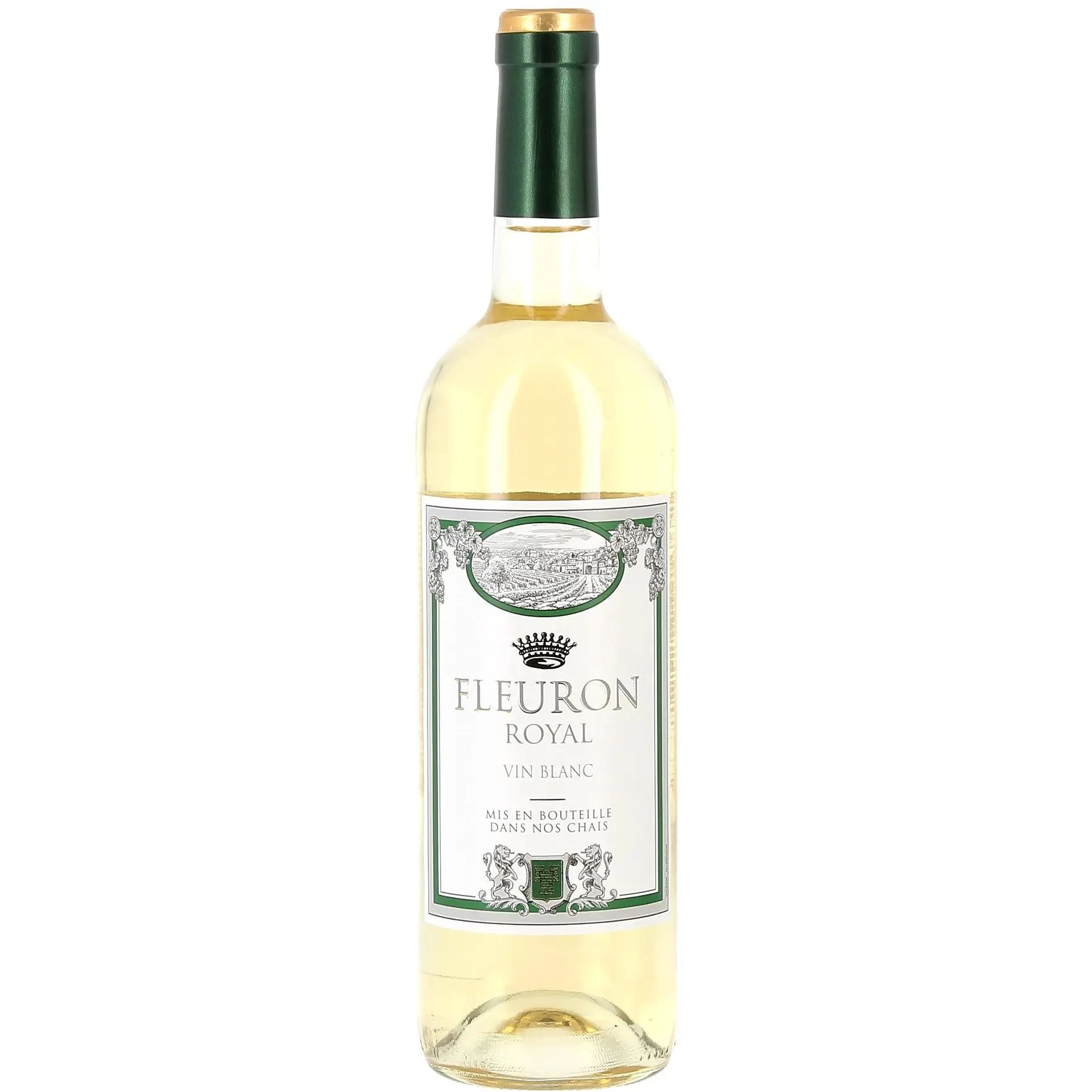 Вино Fleuron Royal Vin Blanc біле сухе 11% 0.75 л (3429679944045)