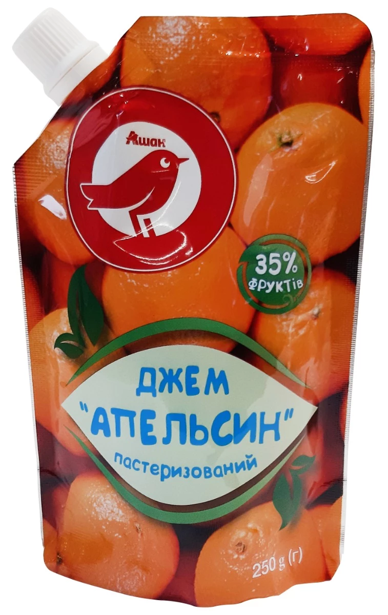 Джем Auchan апельсиновий 250 г (4823090126735)