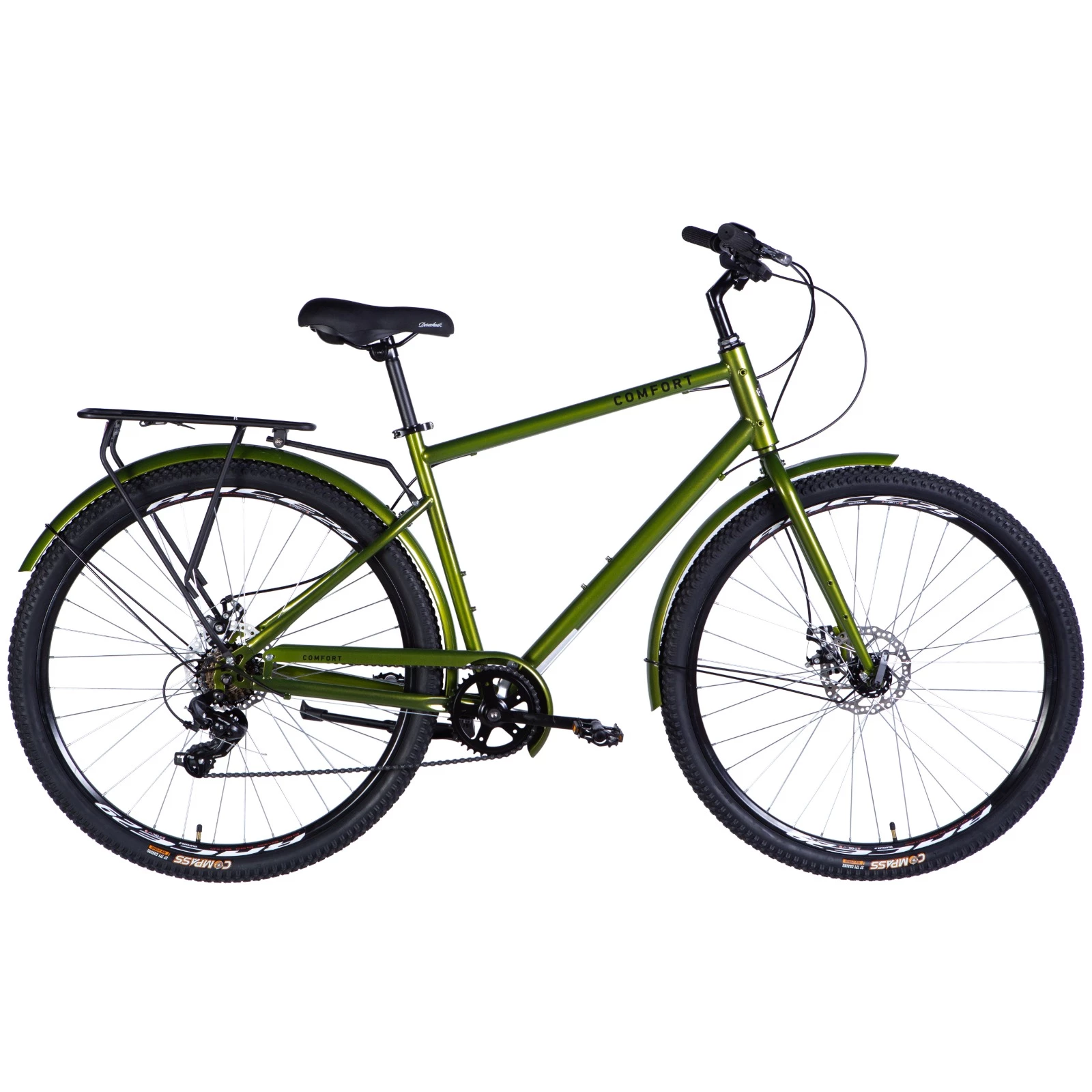 Велосипед Dorozhnik Comfort Male ST 28" 20" 2025 болотно-зелений (OPS-D-28-475)