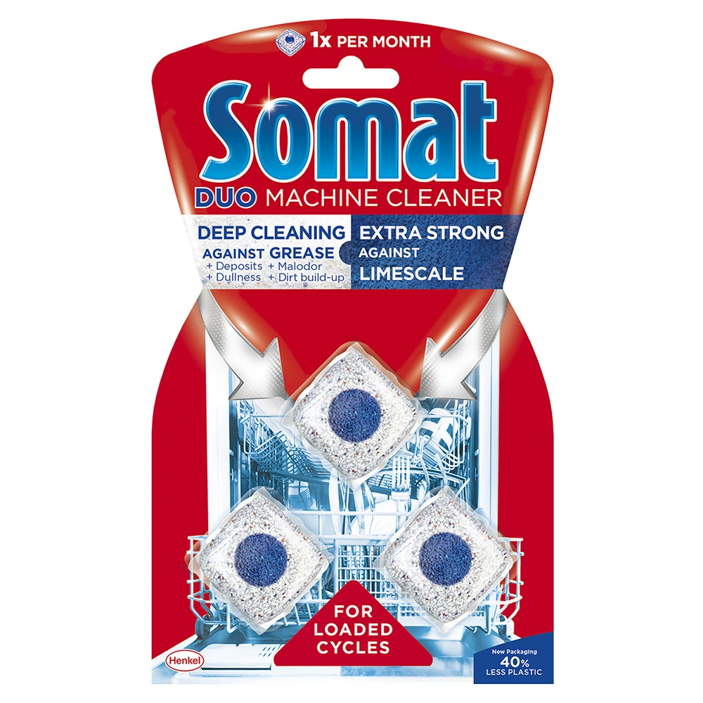 Таблетки по догляду за посудомийною машиною Somat Machine Cleaner, 3 шт.